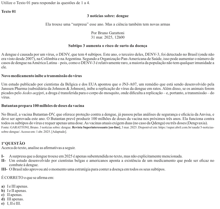 Nova Palmeira 2025 · AGENTE ADMINISTRATIVO · questão 1: enunciado e alternativas no caderno oficial