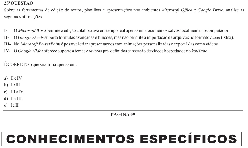 Nova Palmeira 2025 · AGENTE ADMINISTRATIVO · questão 25: enunciado e alternativas no caderno oficial