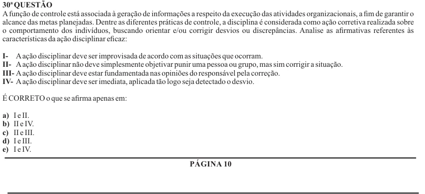 Nova Palmeira 2025 · AGENTE ADMINISTRATIVO · questão 30: enunciado e alternativas no caderno oficial