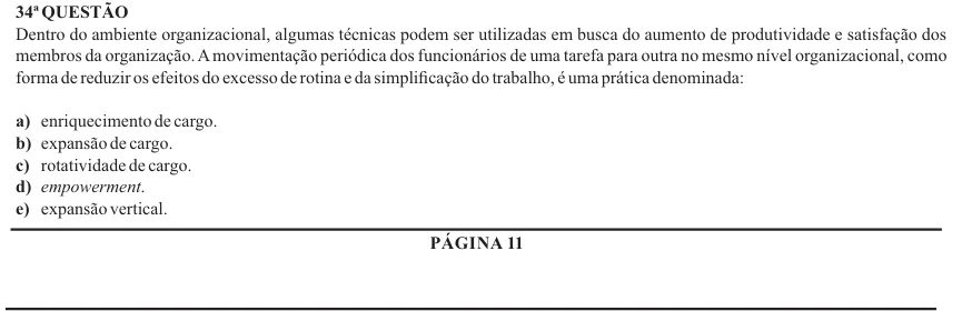 Nova Palmeira 2025 · AGENTE ADMINISTRATIVO · questão 34: enunciado e alternativas no caderno oficial
